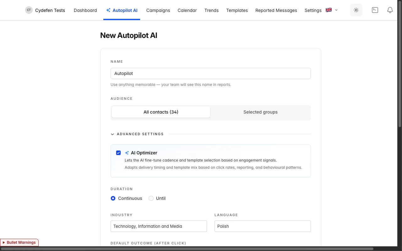 Configure in minutes